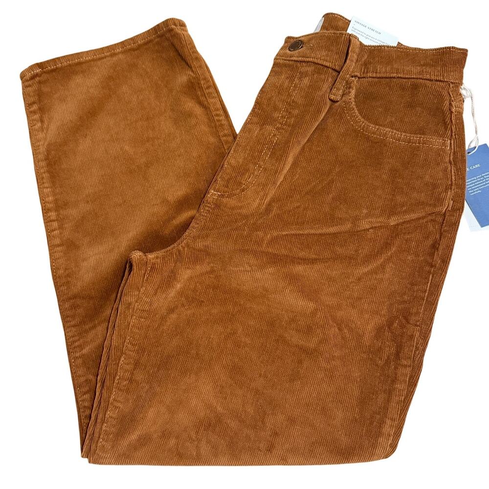 Universal Thread Women's Brown Super High Rise Corduroy Jeans - Size 8 - NWT